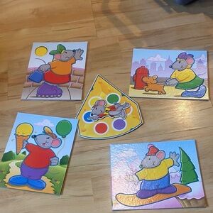 Colorful Mouse Puzzle Set
